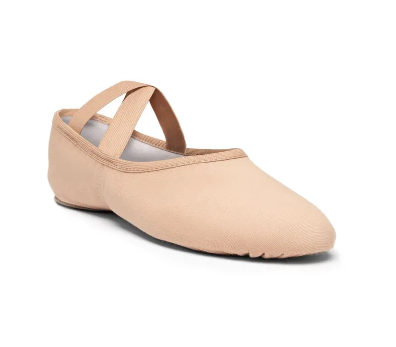 So Danca SD16, pánske elastické baletné cvičky - Telová - sand