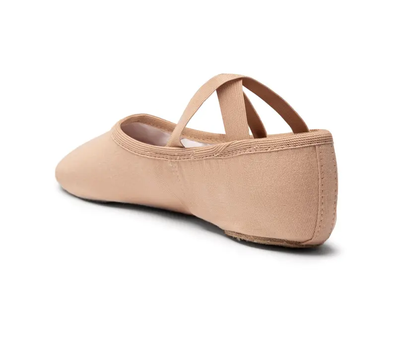 So Danca SD16, pánske elastické baletné cvičky - Telová - sand