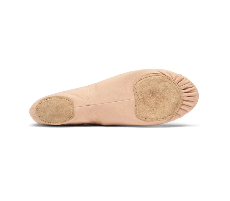 So Danca SD16, pánske elastické baletné cvičky - Telová - sand