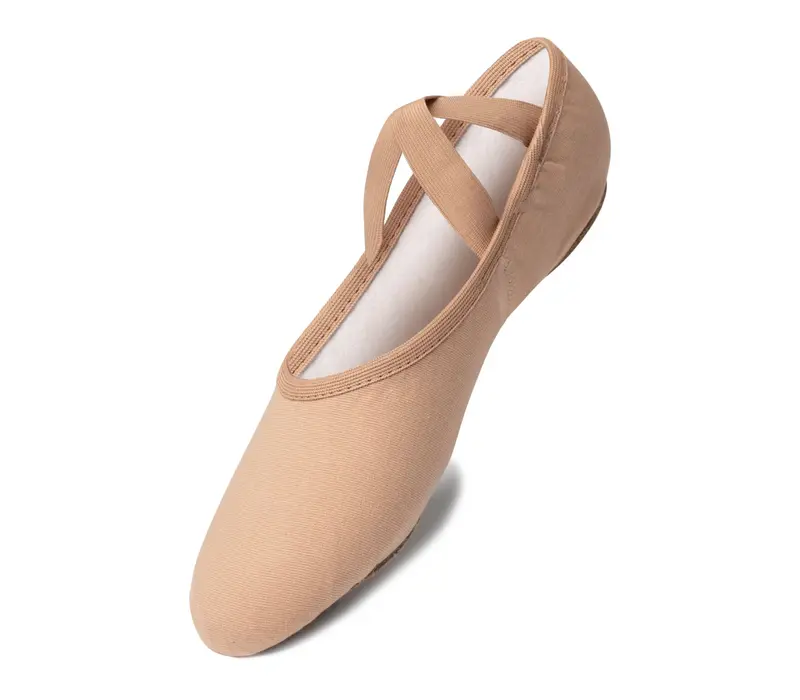 So Danca SD16, pánske elastické baletné cvičky - Telová - sand
