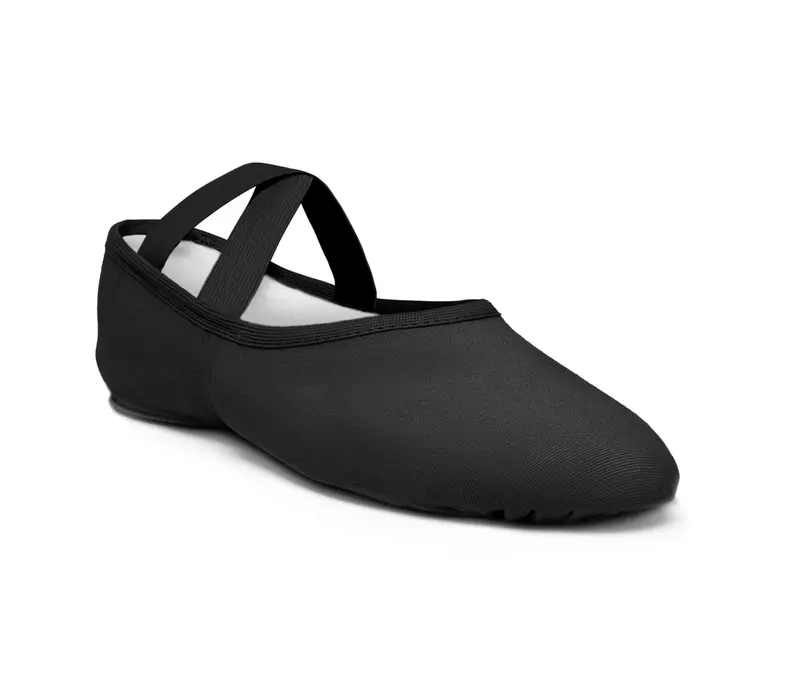 So Danca SD16, pánske elastické baletné cvičky - Čierna