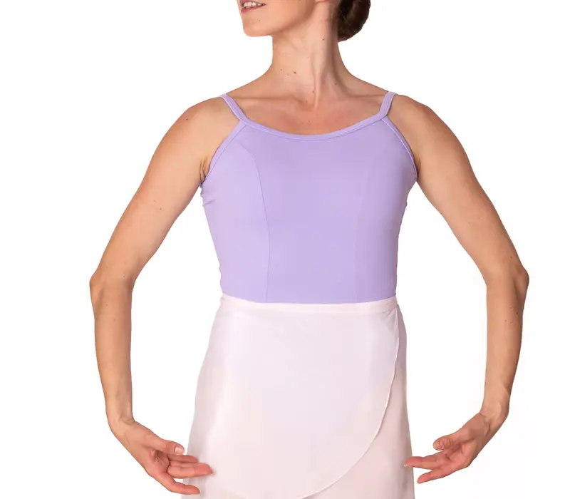 So Danca Studio Line, dres na špagetové ramienka s V strihom  - Fialová - lavender