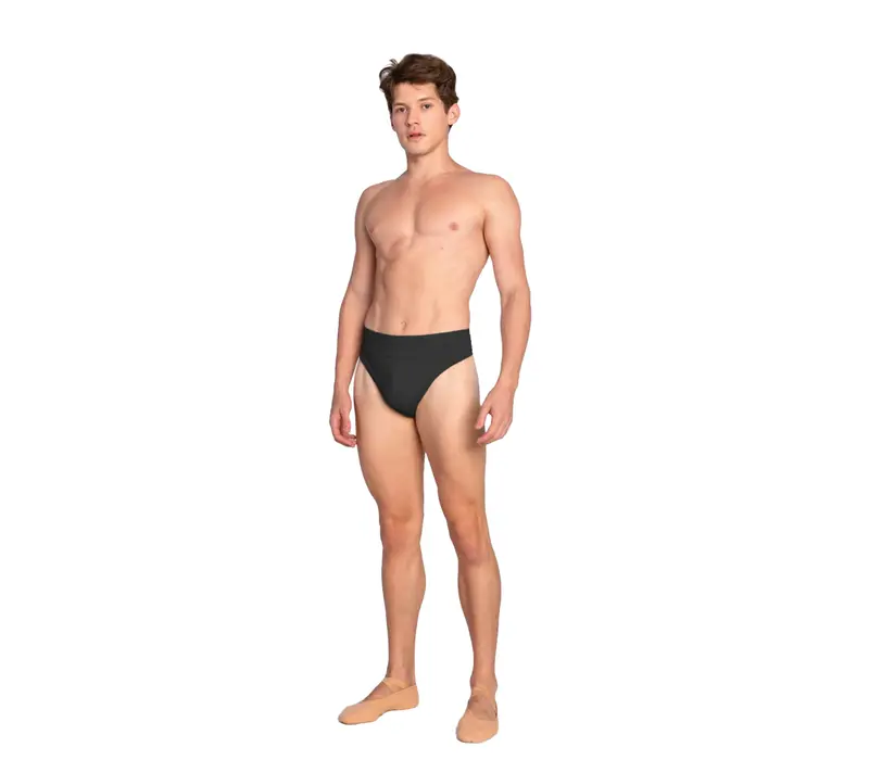 So Danca Microfiber Dance Belt, pánsky suspenzor - Čierna