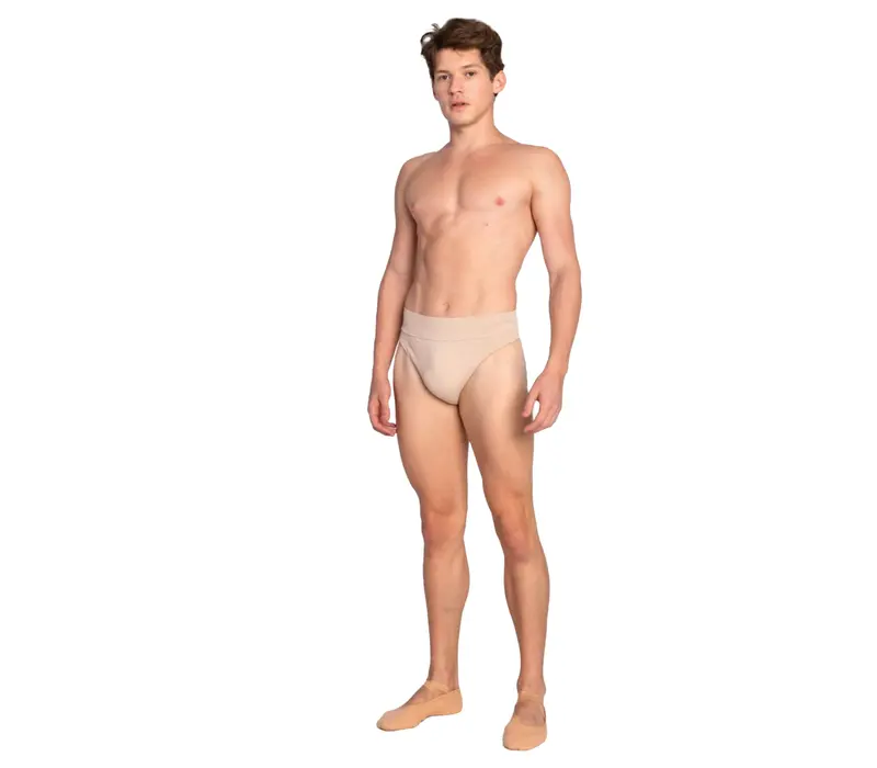 So Danca Microfiber Dance Belt, pánsky suspenzor - Telová - nude