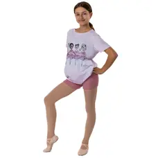 So Danca, tričko s baletkami pre dievčatá