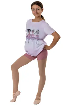 So Danca, tričko s baletkami pre dievčatá