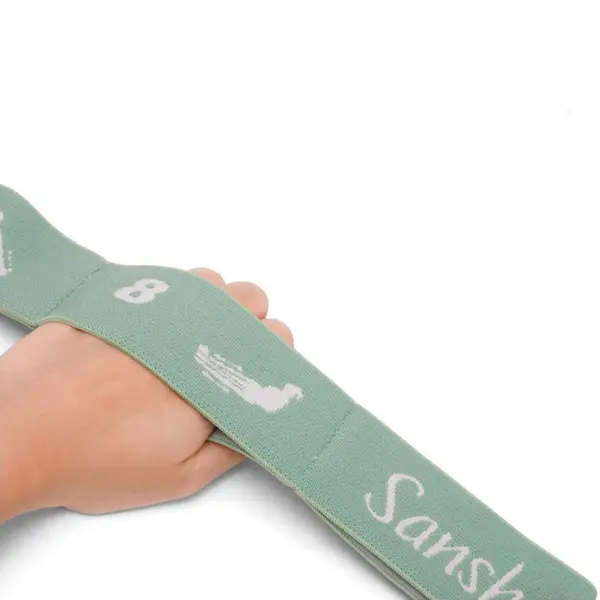 Stretching Strap, guma na posilňovanie a expanziu zelená 