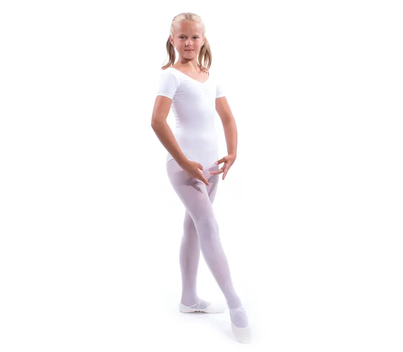 Sansha Basic detský baletný dres - Biela