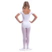 Basic Shaylee detský baletný dres - Biela Basic Shaylee detský baletný dres - Biela