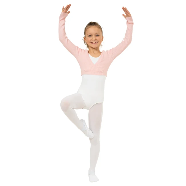 Bloch Fix Wrap Sweater, dievčenská baletný top na zahriatie Bloch Fix Wrap Sweater, dievčenská baletný top na zahriatie
