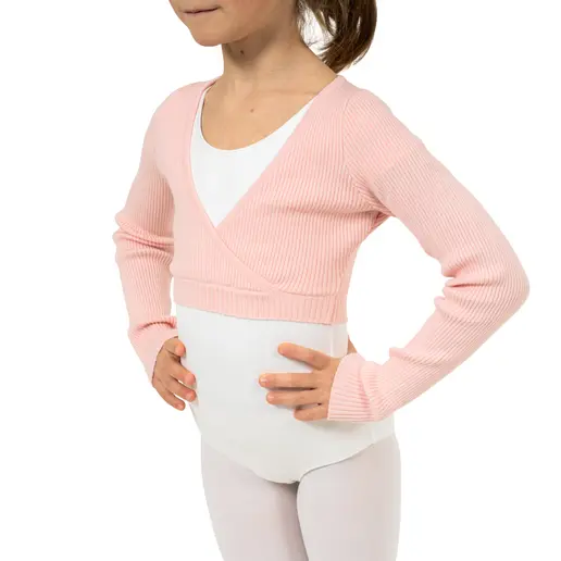 Bloch Fix Wrap Sweater, dievčenská baletný top na zahriatie