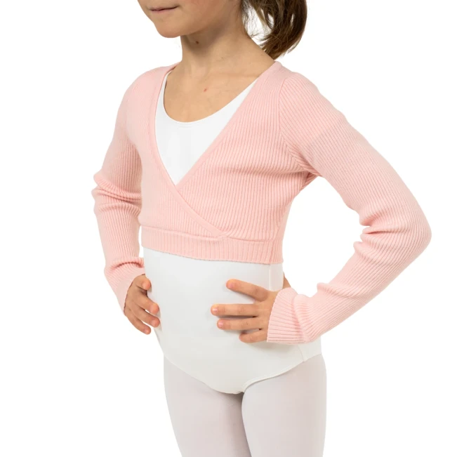 Bloch Fix Wrap Sweater, dievčenská baletný top na zahriatie Bloch Fix Wrap Sweater, dievčenská baletný top na zahriatie