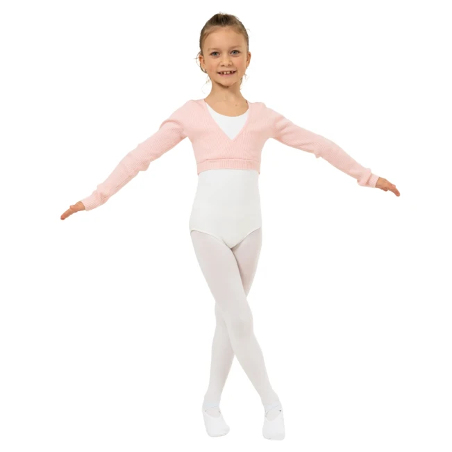 Bloch Fix Wrap Sweater, dievčenská baletný top na zahriatie Bloch Fix Wrap Sweater, dievčenská baletný top na zahriatie