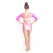Capezio Gymnastics Arch Back, gymnastický dres pre ženy - Capezio Laser svetlo ružová