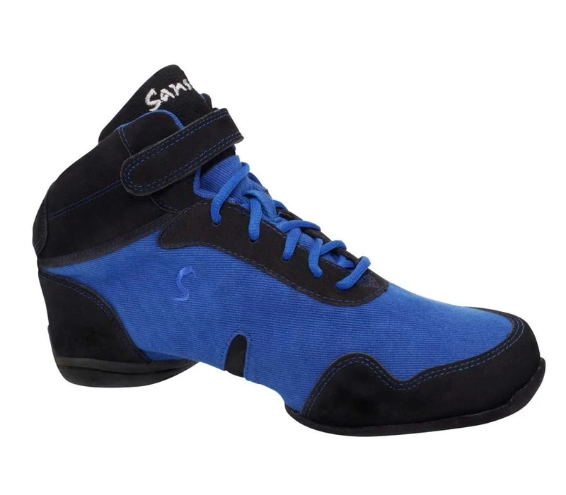 Skazz Boomelight, plátené sneakery - Čierno/modrá