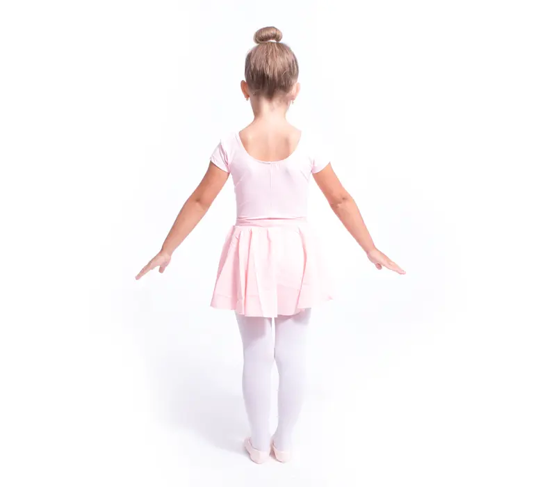 Bloch Ballet, bavlnený dres s krátkym rukávom - Ružová svetlá Bloch