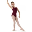 Bloch Tutu, dievčenský bavlnený dres na hrubé ramienka - Burgundy Bloch
