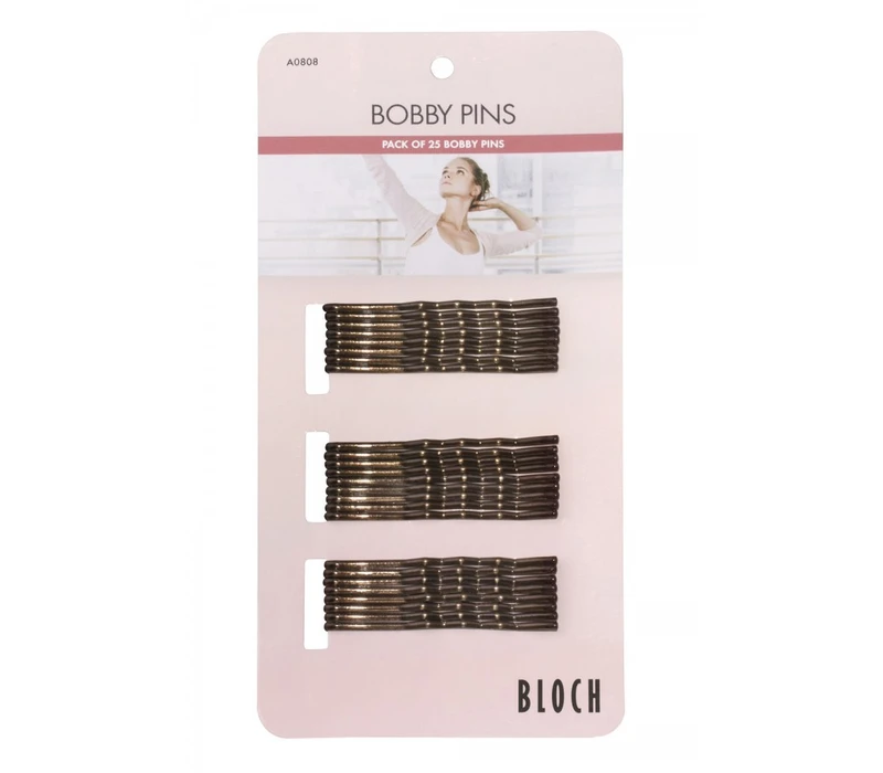 Bloch Bobby Pins, sponky do vlasov - Hnedá