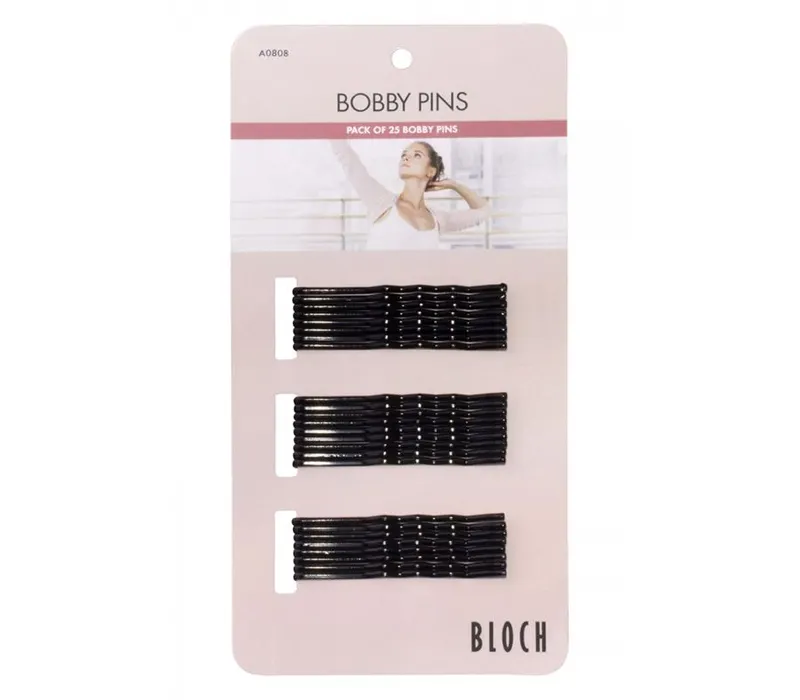 Bloch Bobby Pins, sponky do vlasov - Čierna