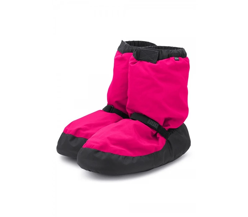 Bloch booties jednofarebné pre deti - Ružová fluorescent Bloch