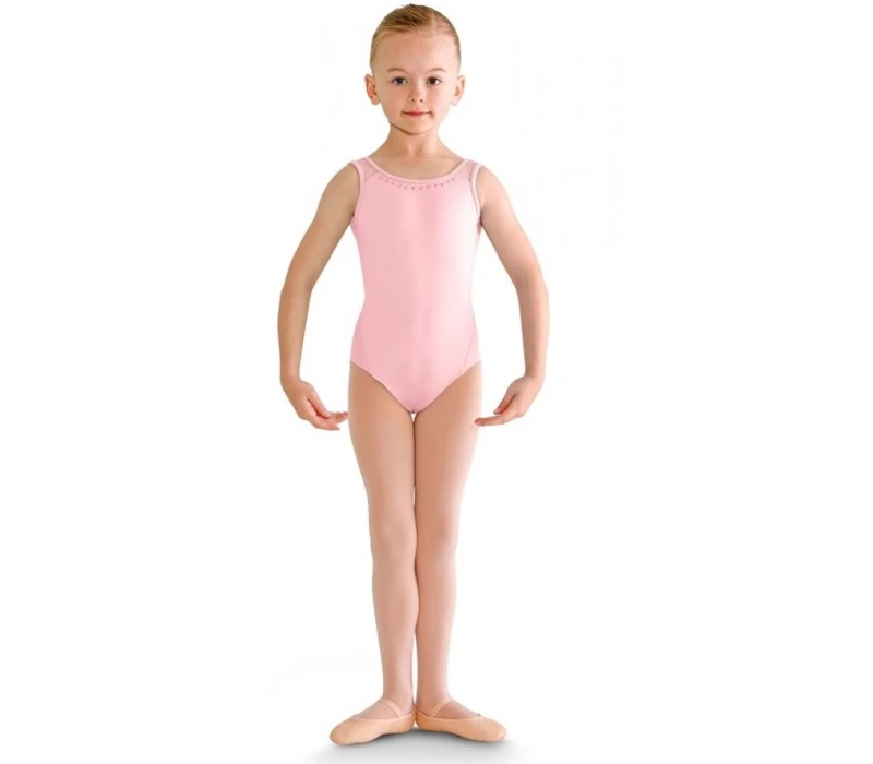 Bloch Karoly, detský baletný dres - Ružová - light pink