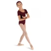 Bloch Ballet, detský bavlnený dres s krátkym rukávom - Burgundy Bloch