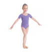 Bloch Ballet, detský bavlnený dres s krátkym rukávom - Levanduľová Bloch