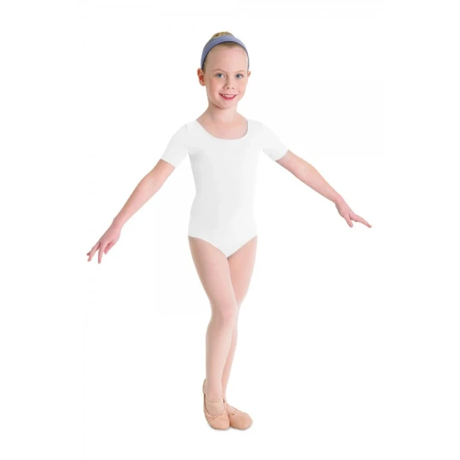 Bloch Ballet, detský bavlnený dres s krátkym rukávom - Biela Bloch Ballet, detský bavlnený dres s krátkym rukávom - Biela