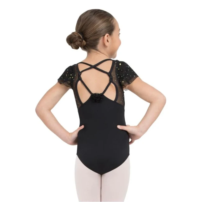 Capezio Glitter Rose Flutter, dres s krátkym rukávom Capezio Glitter Rose Flutter, dres s krátkym rukávom
