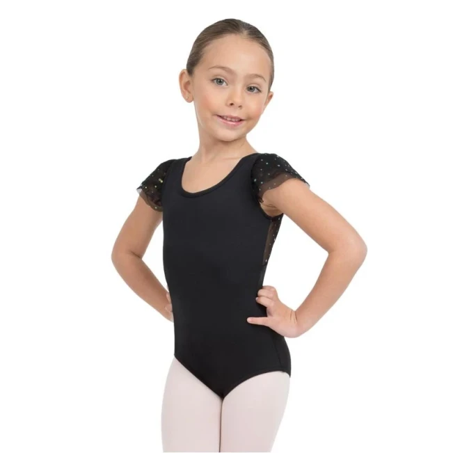 Capezio Glitter Rose Flutter, dres s krátkym rukávom Capezio Glitter Rose Flutter, dres s krátkym rukávom