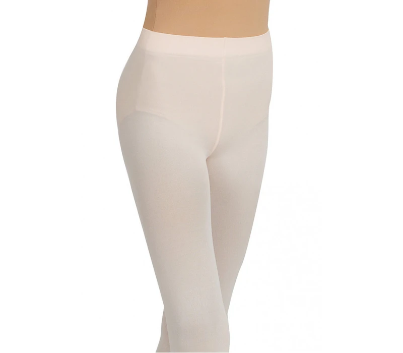 Capezio ultra soft transition tights, konvertibilné pančucháče pre deti - Hnedá chesnut Capezio