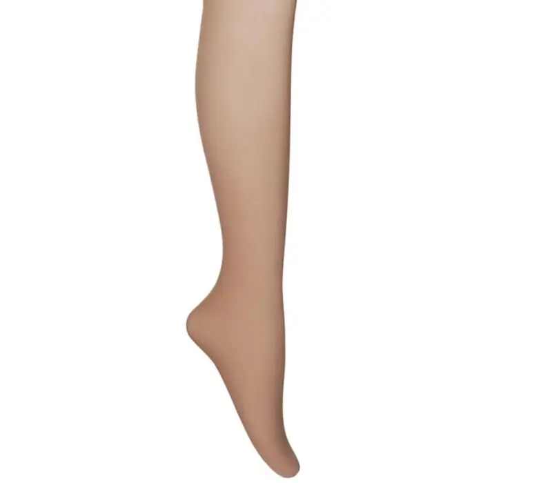 Capezio ultra soft transition tights, konvertibilné pančucháče pre deti - Hnedá javor Capezio