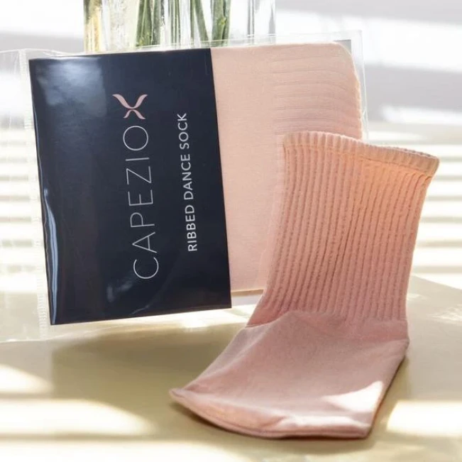 Capezio Ribbed sock, ponožky - Ružová balet Capezio Capezio Ribbed sock, ponožky - Ružová balet Capezio