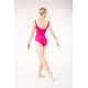 Capezio Tactel V Neck Leotard, dres na hrubé ramienka