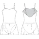Capezio Camisole Dress, dres so sukničkou