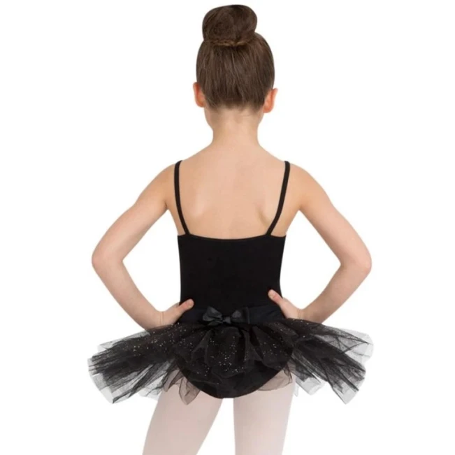 Capezio Tutu Dress, detský dres s tutu sukničkou - Čierna Capezio Tutu Dress, detský dres s tutu sukničkou - Čierna