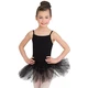 Capezio Tutu Dress, detský dres s tutu sukničkou - Čierna