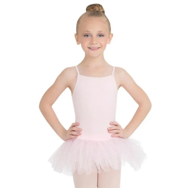 Capezio Tutu Dress, detský dres s tutu sukničkou - Ružová Capezio