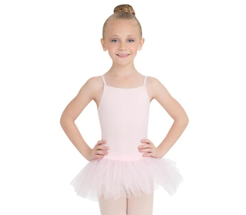 Capezio Tutu Dress, detský dres s tutu sukničkou - Ružová Capezio