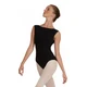 Capezio  CC220B, baletný dres s lodičkovým výstrihom 