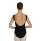 Capezio  CC220B, baletný dres s lodičkovým výstrihom 