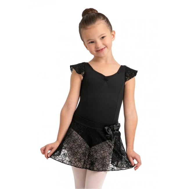 Capezio, čipkovaná suknička s elastickým pásom - Čierna Capezio, čipkovaná suknička s elastickým pásom - Čierna