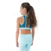 Capezio Colourblock High Neck Bra Top, športová podprsenka