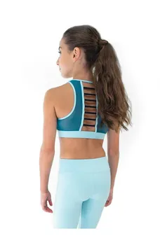 Capezio Colourblock High Neck Bra Top, športová podprsenka