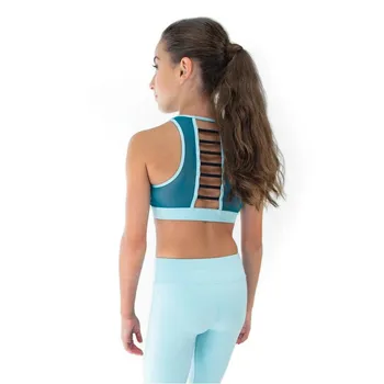 Capezio Colourblock High Neck Bra Top, športová podprsenka