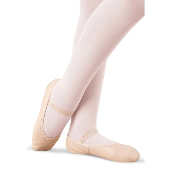 Capezio Daisy, kožené cvičky - Ružová balet Capezio