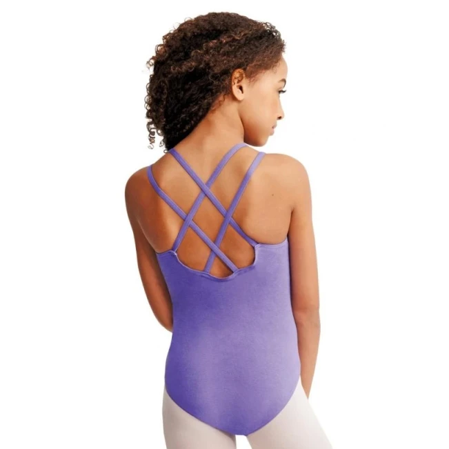 Capezio Double strap camisole leotard, detský baletný dres - Fialová amethyst Capezio Capezio Double strap camisole leotard, detský baletný dres - Fialová amethyst Capezio