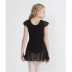 Capezio flutter sleeve dress, dres so sukničkou - Čierna Capezio flutter sleeve dress, dres so sukničkou - Čierna