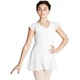 Capezio flutter sleeve dress, dres so sukničkou