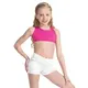 Capezio Foldover Boyshort, detské krátke nohavice - Čierna